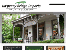 Tablet Screenshot of hapennybridgeimports.com